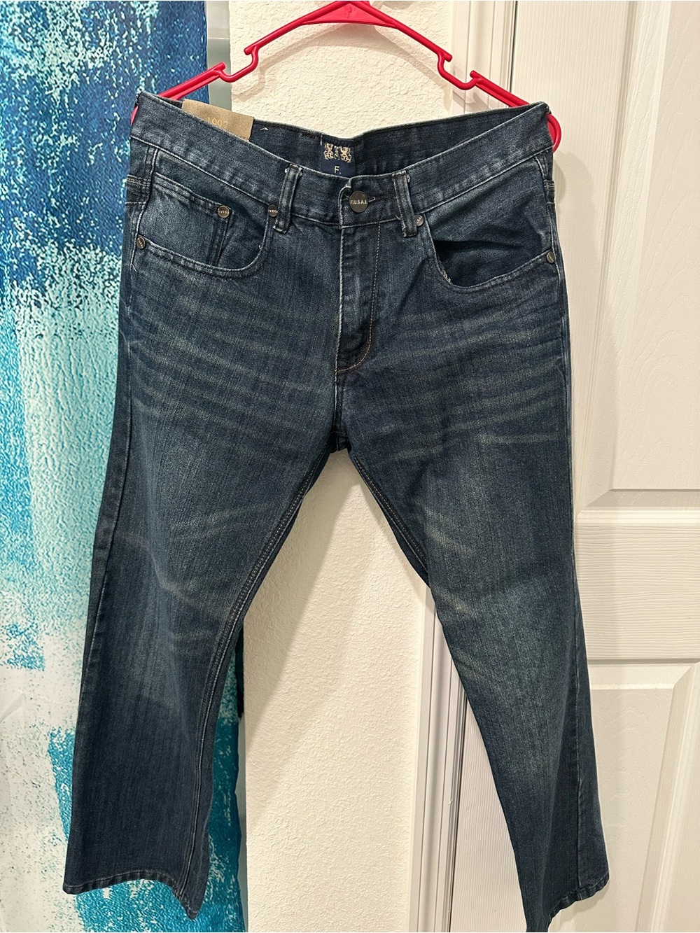 #32 Men's Bootcut Jeans in Dark Blue - Classic Everyday Style